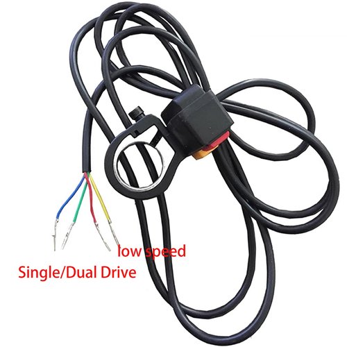 Jfentrwa Motorcycle Dual Switch 36V-72V Motor Controller - Single/Dual Drive Switch & Speed Limiter Module, High/Low Speed Control for Electric Scooter Accessories