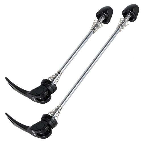 CyclingDeal Bike Quick Release Skewers for MTB or Road Bicycles - Axles Set Replacement QR Lever Set for Bike Wheel Hub - for MTB