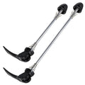 CyclingDeal Bike Quick Release Skewers for MTB or Road Bicycles - Axles Set Replacement QR Lever Set for Bike Wheel Hub - for MTB
