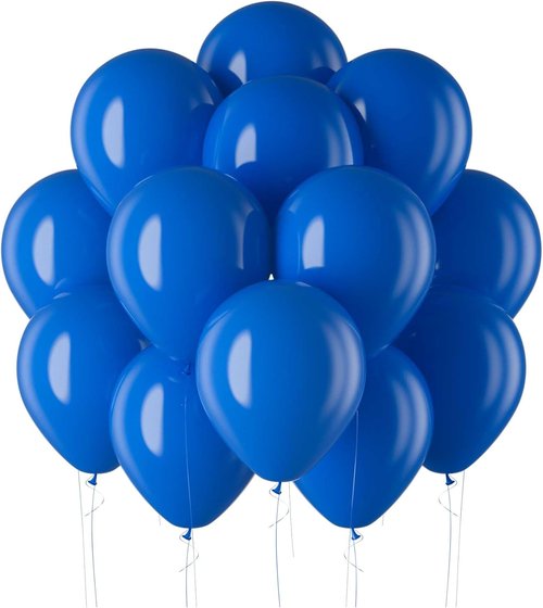 DECOCKRAT Blue Latex Balloons Kit - 110PCS 12'' Helium Balloons for DIY Parties & Celebrations