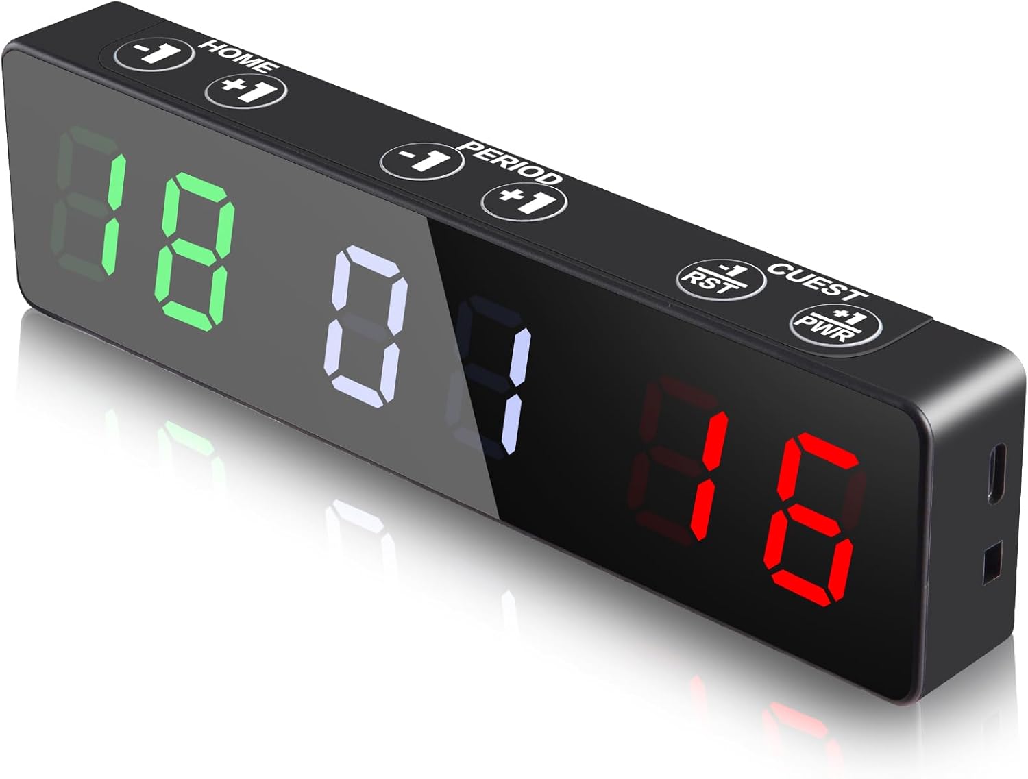 PELLOR Mini Digital Scoreboard - Portable Magnetic Design with Rechargeable Battery for Indoor & Outdoor Games