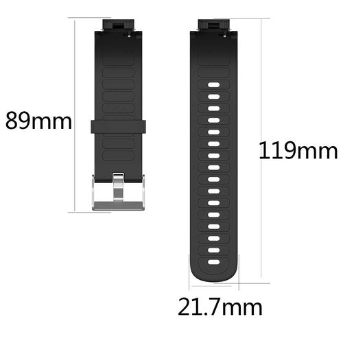 QGHXO Band for Amazfit Verge, Soft Silicone Replacement Band for Amazfit Verge lite Smartwatch (No Tracker, Replacement Bands Only)