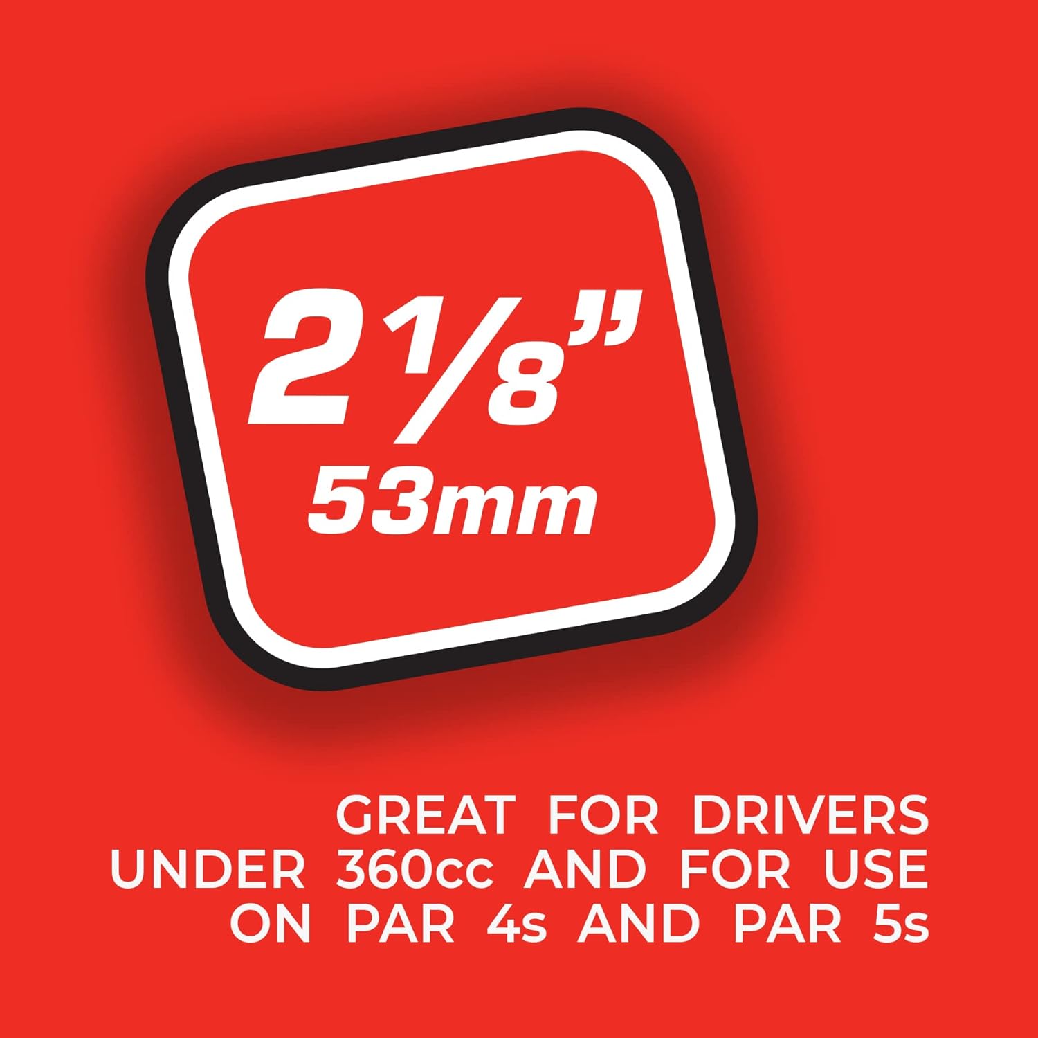 Pride Golf Tee - Deluxe 2-1/8 Inch Golf Tees | 50 Count Bag for Optimal Performance