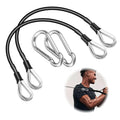 AccEncyc Cable Attachments for Gym, 2PCS Gym Cable Extension Compatible with Gym Accessories, Gym Cable Machine for LAT/Tricep Pull Down, Leg Extensions Machine (10inch)