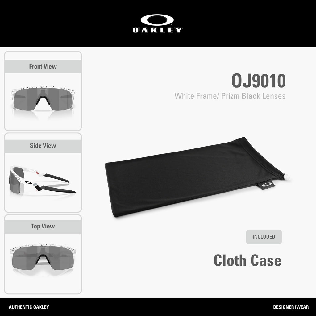 Oakley OJ9010 Resistor Sunglasses, White/Prizm Black, 23 mm