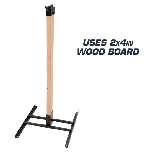 Allen Company EZ Aim Steel Gong Shooting Target Hanging Hook, for 2" x 4" Mount, 2.1 lbs., Black