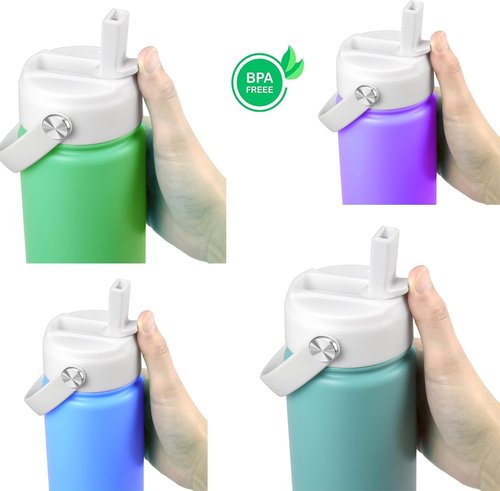 Hydro Flask Flex Straw Lid - Replacement Cap for 20/32/40 oz Wide Mouth Water Bottles | Convenient Handle