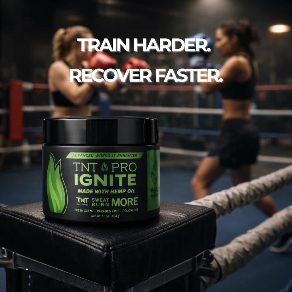 TNT Pro Ignite Sweat Cream - Firming & Tightening Pre-Workout Hot Gel for Enhanced Performance