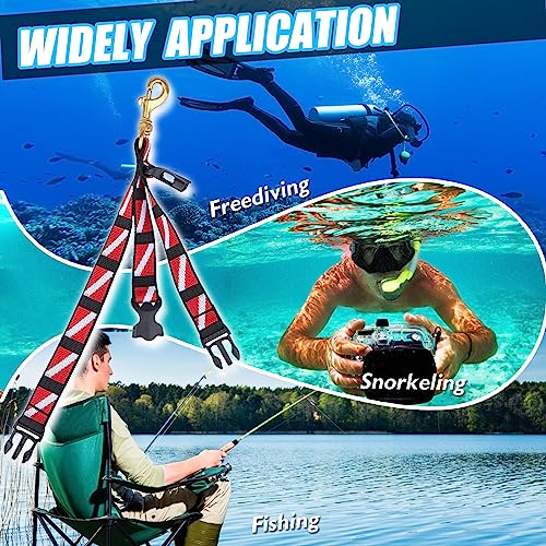 2-in-1 Dive Fin Holder and Mask Clip Strap - Water Sports Accessory