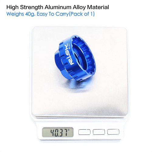 ALEOED 12 Speed Bicycle Chainring Lock Ring Removal Tool for Shimano M7100 M8100 M9100 XT SLX MTB Road Bike Direct Mount Crankset