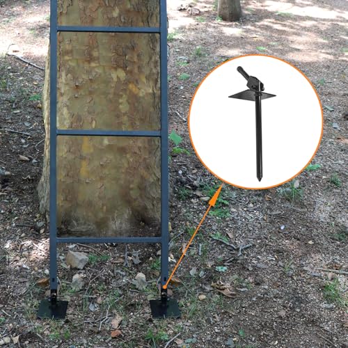 Ground Swivel Spikes for Ladder Tree Stands - Easy Installation System