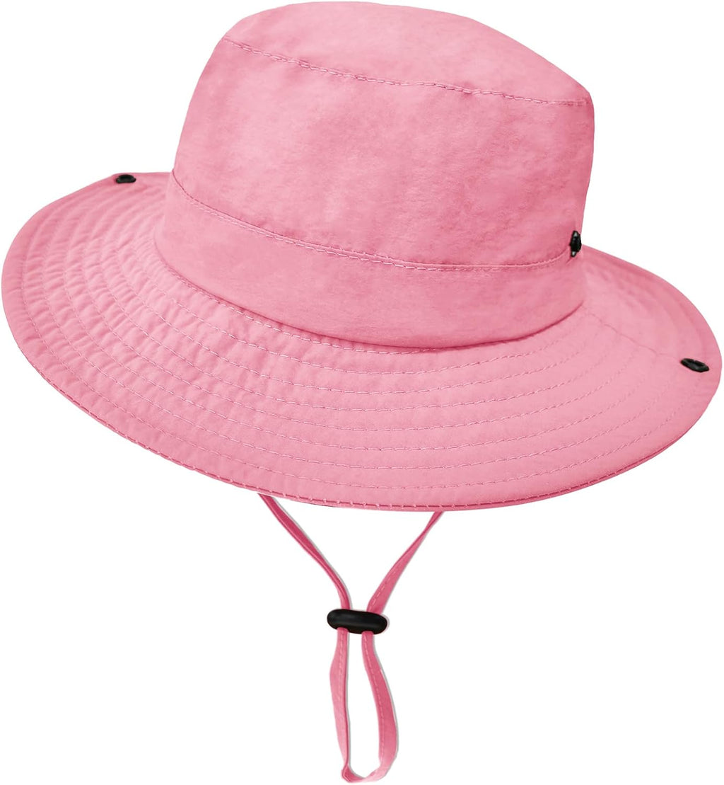 Skiennix Outdoor Kids Sun Hat - UPF 50+ Quick Dry Adjustable Bucket Hat for Girls & Boys