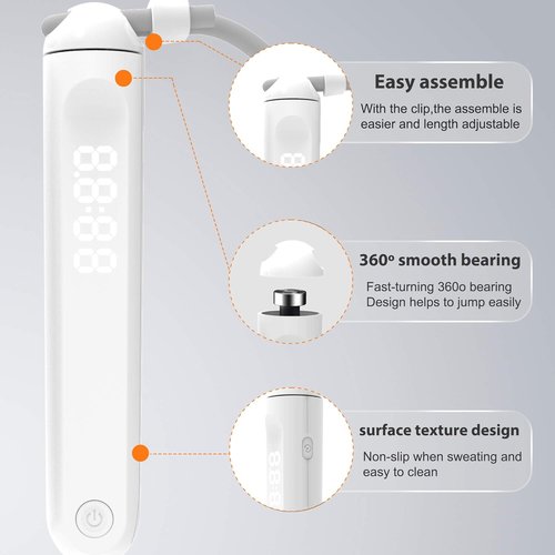 Jump Rope With Counter - Tangle-Free Rapid Speed Skipping Rope for Fitness | Ideal for Home Workouts