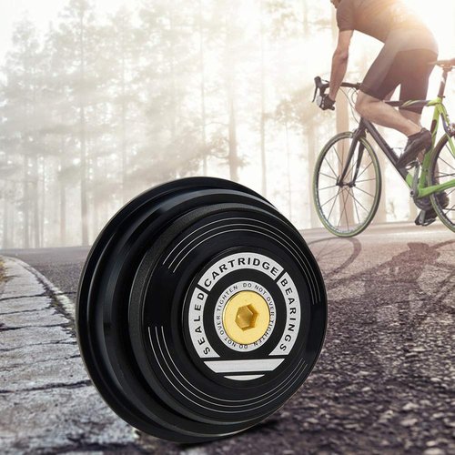 VGEBY Tapered Headset, 4456ST Headset Spacers Tapered Straight Tube Fork Headset 44mm 56mm Headset Cycling Headset Replacement AL6061 Fork Headset Tapered Tube Fork Zs44/Zs56