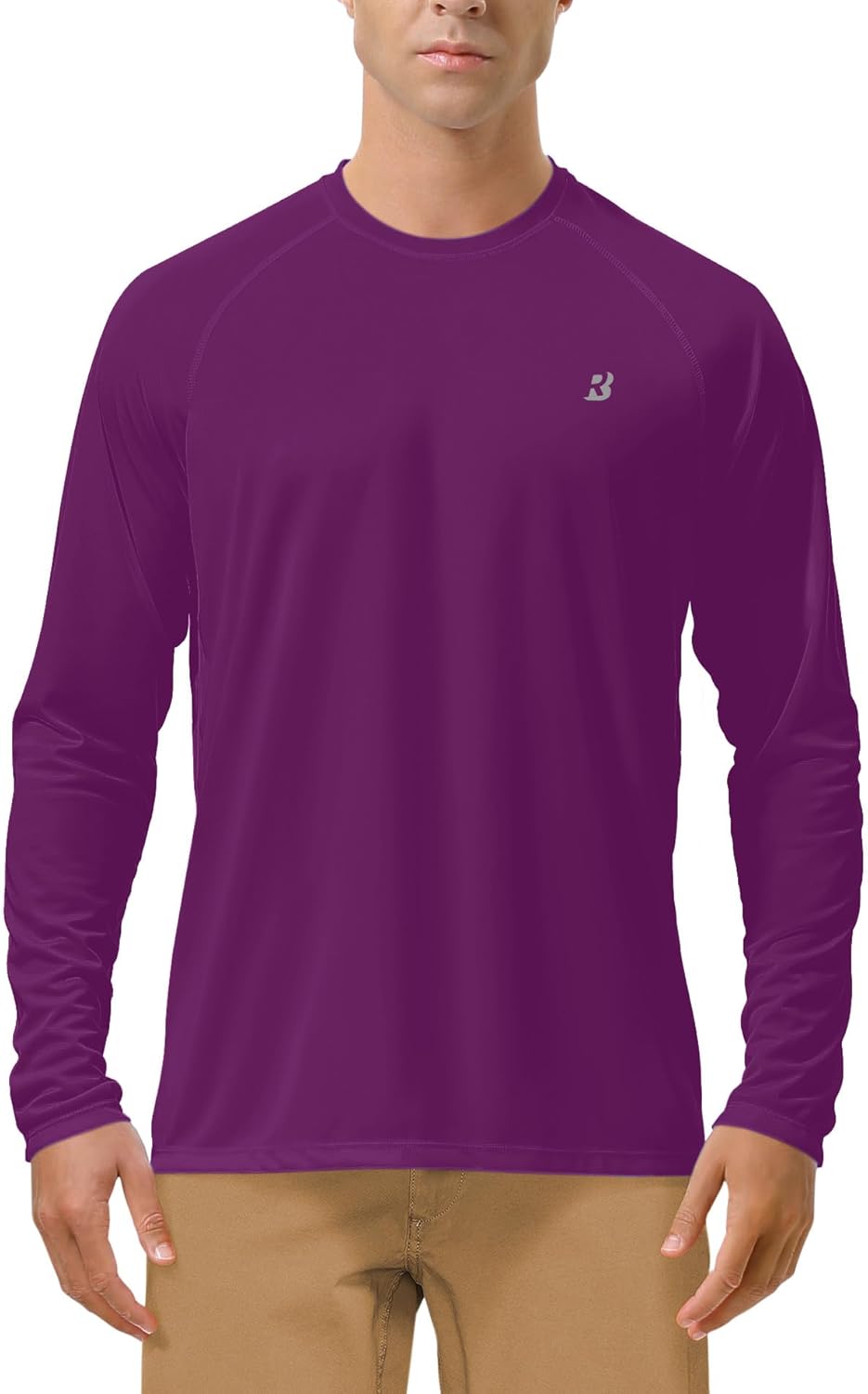 Roadbox UV Sun Protection Shirt - Men's Long Sleeve UPF 50+ Rash Guard for Fishing & Outdoor Activities