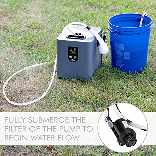 Hike Crew Portable Propane Tankless Water Heater & Shower with LCD Display
