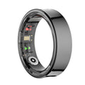 SM SEVENMORE Curved Design Smart Ring Fitness Tracker, Gesture Remote Control Activity Sport Record Sleep Quality Heart Rate SpO2 Skin Temperature Monitoring (Black, #9)