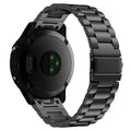 MoKo Band Compatible with Garmin Fenix 7/6/6 Pro/5/5 Plus/Epix Gen 2/Forerunner 945/935/Approach S62/S60/Quatix 6/Instinct 2/MARQ, 22mm Quick Fit Stainless Steel Metal Replacement Watch Band- Black