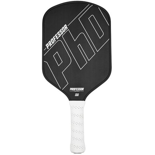 Professor PhD T700 Raw Carbon Fiber Premium Pickleball Paddle Racket - Precision Honeycomb Core - Enhanced Power & Control - USAPA Pickleball Approved
