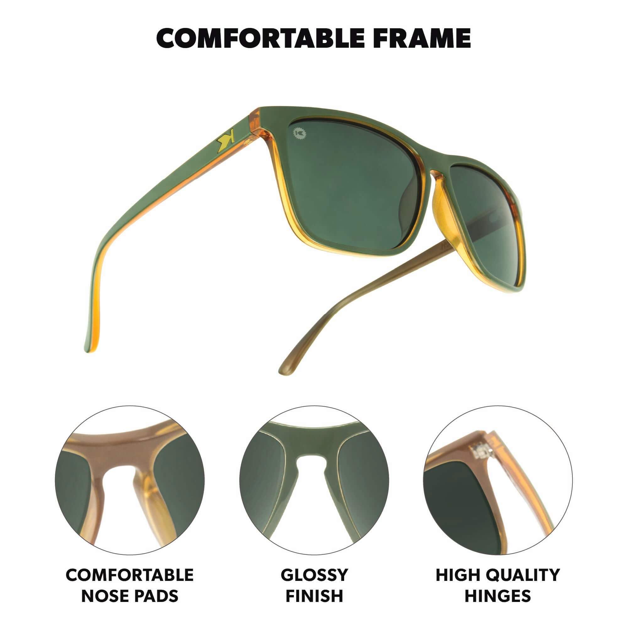 Knockaround Fast Lanes Lightweight Sunglasses for Men & Women - UV400 Protection