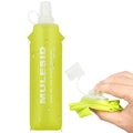 MULESID Soft Flask Running Bottles Collapsible Water Bottle Foldable for Traveling Running Vest Collapse Hydration TPU 250ml 500ml for Runner (500ml/-1pcs)