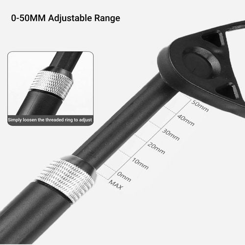 Bike Mirrors for Handlebar, 360° Rotation DH Rear View Bicycle Mirrors Bike Mirror Handlebar Mount for E-bike Mountain Road Bike Height Adjustable