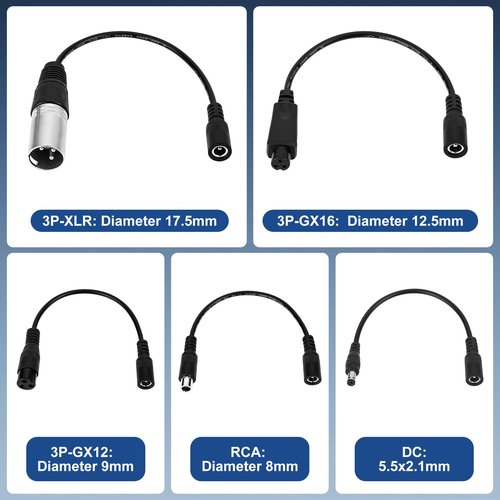 42V 2A UL VOLPAM Electric Scooter Charge,6Plugs for Gotrax Electric Scooter Charger,Hover-1,Hiboy,Jetson,Maxshot Scooter