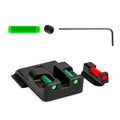 TAG Precision TAC Gun Sights Compatible with CZ P10 Pistols | Durable Compact Ultra-Bright Front & Rear Tactical Handgun Sights with Easy Customization & Enhanced Accuracy | Fiber (TSF)