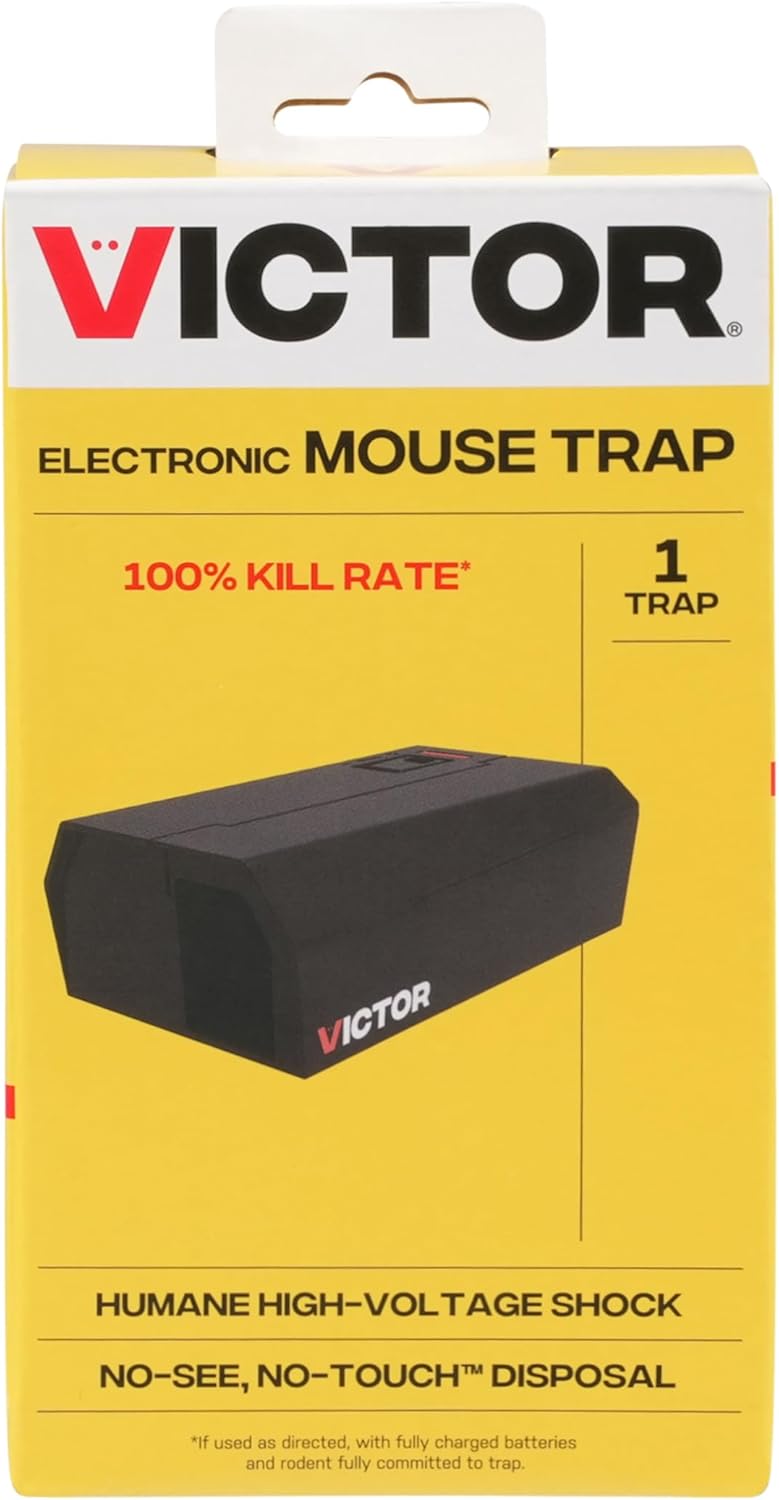 Victor Electronic Mouse Trap - Humane Indoor Mouse Control - No Touch Electric Design - M250B