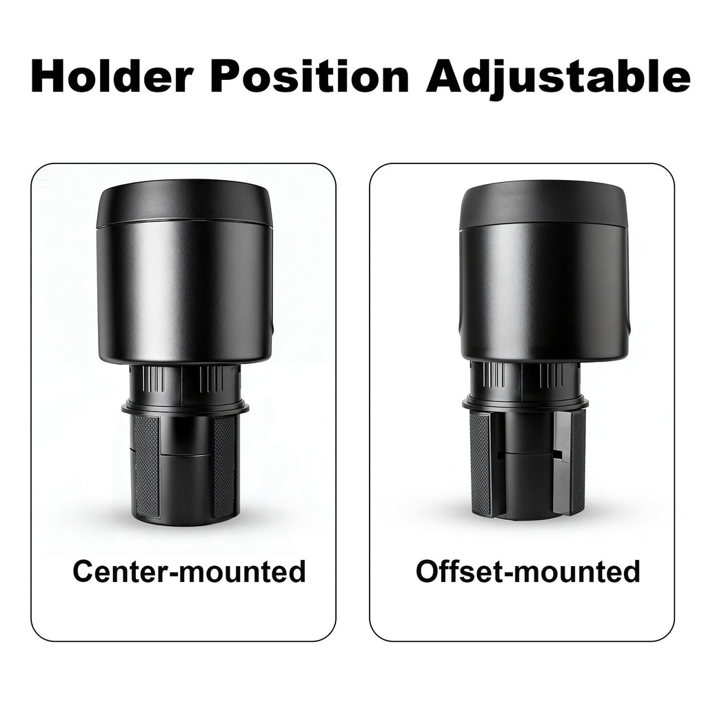 WishDirect Golf Cart Cup Holder Adapter, Universal Expandable Golf Cart Heater Holder Compatible with 16 Oz/1 Lb Propane Tank and Most Golf Carts