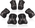 BOSONER Kids Knee & Elbow Pad Set - Protective Gear for Roller Skating, BMX, and Scooter Riding