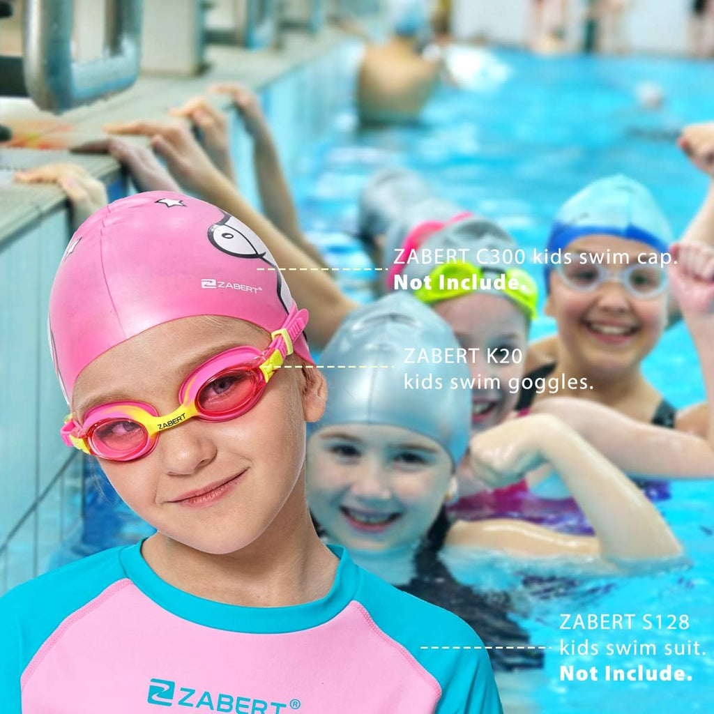 Skiennix Kids Swimming Goggles - Anti-Fog & 100% UV Protection | 3-Pack for Ages 3-10