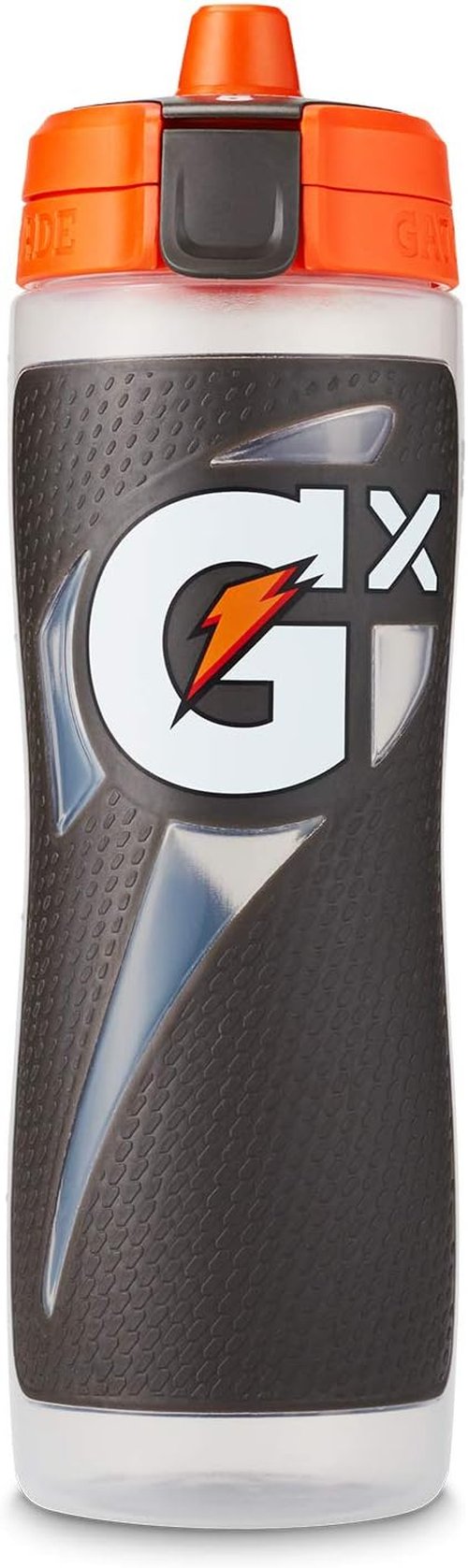 Gatorade Gx Hydration System - Non-Slip Squeeze Bottles & Sports Drink Pods | Gray
