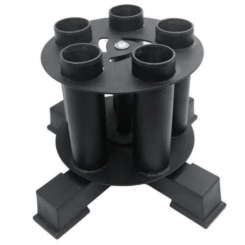 CONBUT Barbell Holder Barbell Storage Bar Holder, Fit for 2" Bars, 360-degree Rotation Weight Bar Holder Home Gym Organizer Space Saving Commercial or Home Gym Accessory (5 Holes)