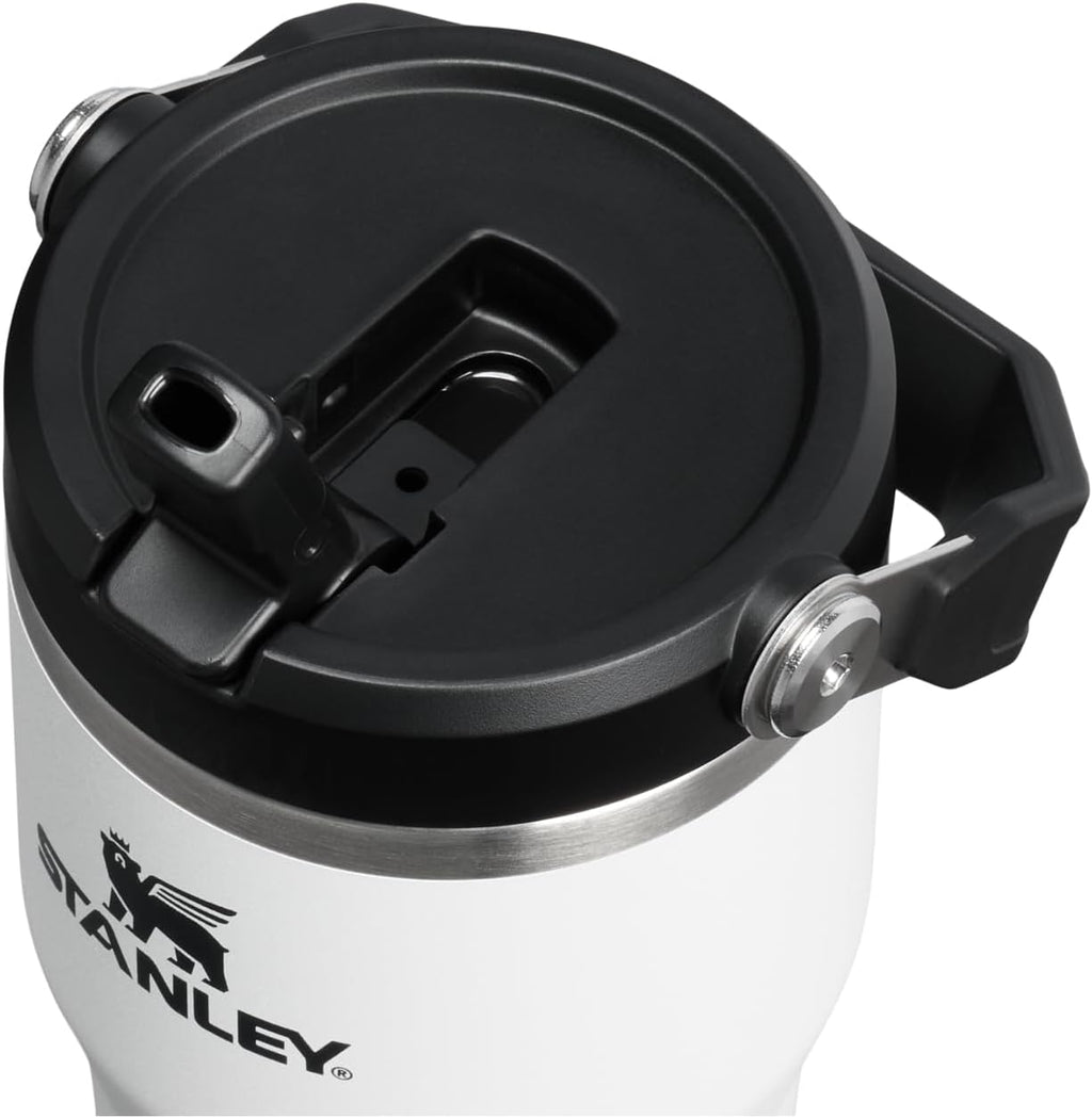 STANLEY IceFlow 2.0 Tumbler - 20 oz Insulated Water Bottle with Flip Straw & Handle | BPA-Free | Chalk