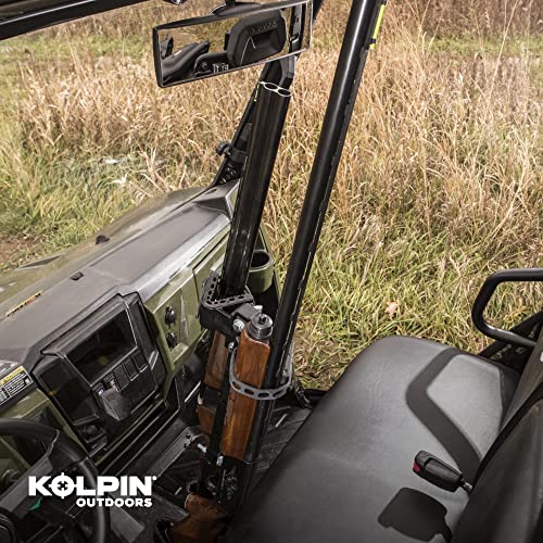 Kolpin UTV Gun Rack - Heavy-Duty Floor Mount for ATV & Utility Vehicles