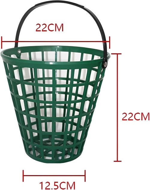 kowaku Golf Range Bucket, Golf Ball Basket, Carrier Outdoor Sports Golf Ball Holder, Display Pingpong Ball Basket, Stadium Gear Storage Organizer