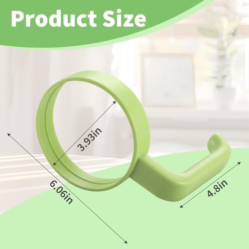 30 oz Tumbler Handle for Frost Buddy Togo Buddy, Anti Slip and Easy to Carry Travel Mug Grip for Frost to Go Buddy Tumbler, Suitable for Driving, Outdoor & Office Use (Green)