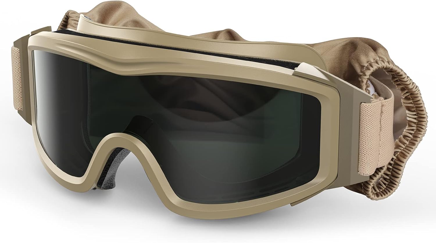 Xaegistac Tactical Airsoft Goggles - Anti-Fog Military Safety Glasses for Shooting & Hunting