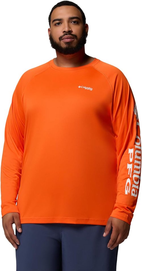 Columbia Men's PFG Long Sleeve Fishing Shirt - Quick-Dry, Lightweight, UPF 50 Protection