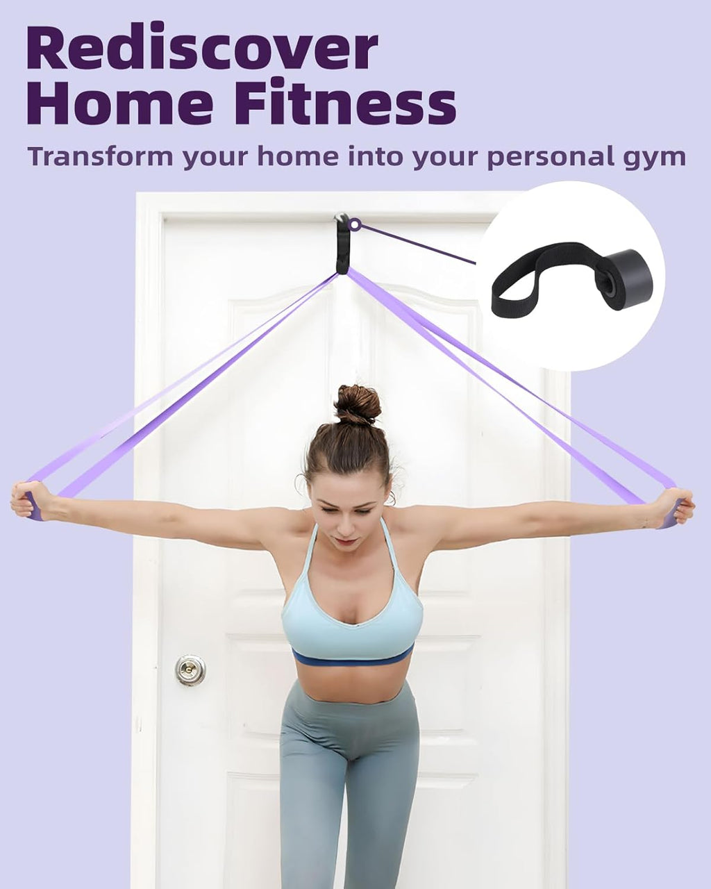 Skiennix Resistance Bands Set - Versatile Pull Up Bands for Men & Women with Door Anchor, Training Poster & Pouch