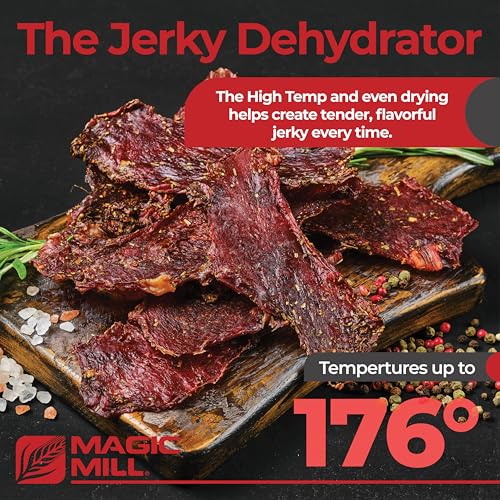 Magic Mill Pro Food Dehydrator with 7 Stainless Steel Trays, 600W, Digital Temp & Timer