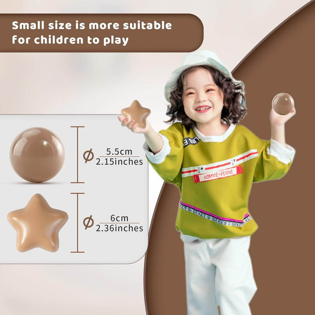 Skiennix Ball Pit Balls - BPA Free, Crush-Proof Plastic for Kids & Pets | 2.15 Inch, 100/200/500 Pack