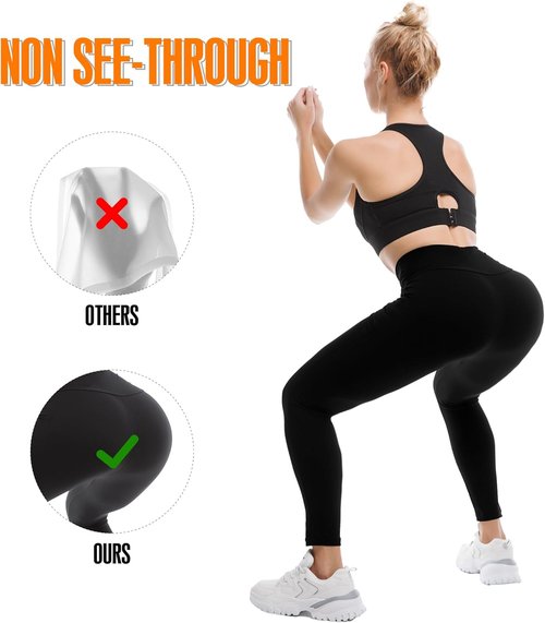 Ipletix High-Waisted Leggings for Women - Comfortable Yoga Pants in Various Colors