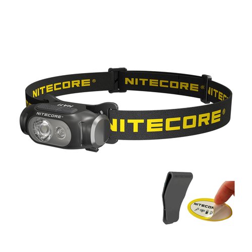 Nitecore HA11 Camping Headlamp, 240 Lumen Ultra Lightweight, use 1xAA Battery with Multi-Purpose Clip (Strap Headband)