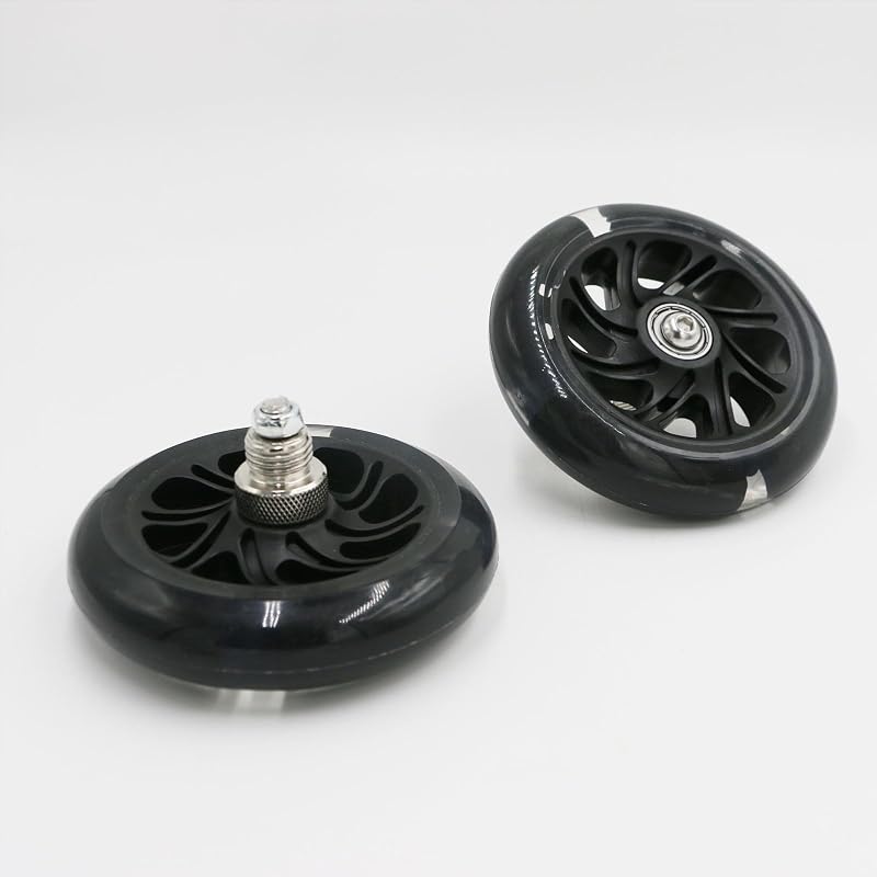 Abs Roller Wheel Accessories for GEKU FIT Resistance Bar with 2 Abs Rollers