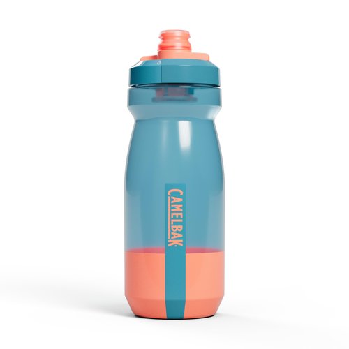 CamelBak Podium Bike Squeeze Water Bottle Mercury Teal, 21oz