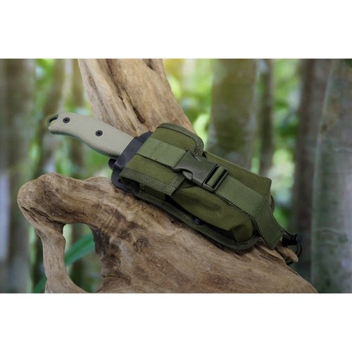 ESEE Sheath Accessory Pouch - Compatible with Models 5/6 - Made in USA (Long, Black)