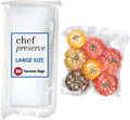 Chef Preserve Vacuum Sealer Bags - 30 Large BPA-Free Food Storage Bags (12 x 13 in) | Odor-Resistant, Leak-Proof, Freezer & Microwave Safe