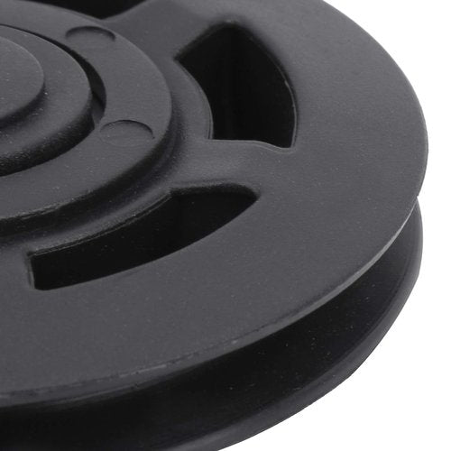 Keenso Bearing Pulley Wheel, 10Pcs/Set 95mm Pulley Universal Nylon Bearing Pulley Wheel Replacement Gym Fitness Equipment Combination fitness products